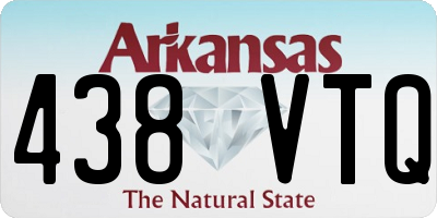 AR license plate 438VTQ