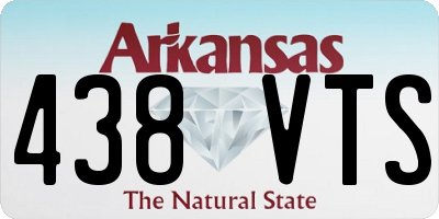 AR license plate 438VTS