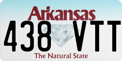AR license plate 438VTT