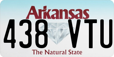 AR license plate 438VTU