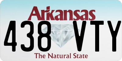 AR license plate 438VTY
