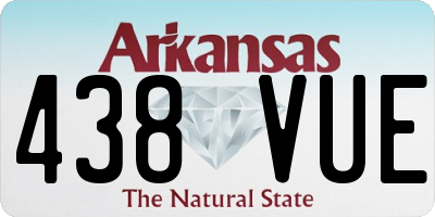 AR license plate 438VUE