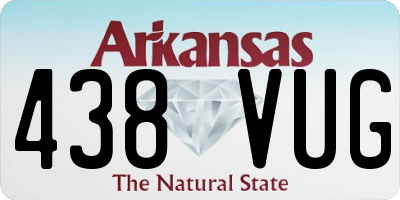 AR license plate 438VUG