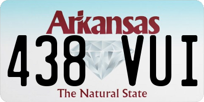 AR license plate 438VUI