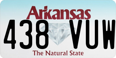 AR license plate 438VUW
