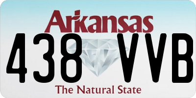 AR license plate 438VVB