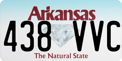 AR license plate 438VVC
