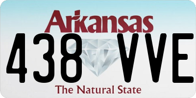AR license plate 438VVE