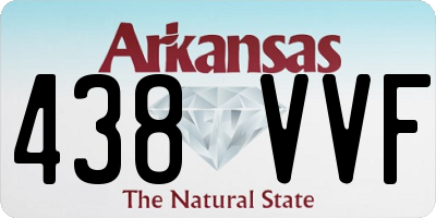 AR license plate 438VVF