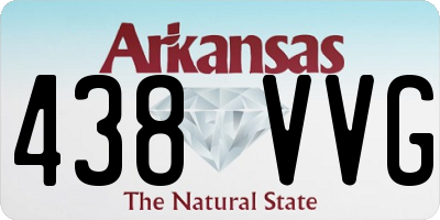 AR license plate 438VVG