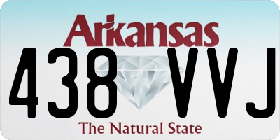 AR license plate 438VVJ