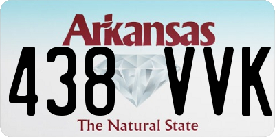 AR license plate 438VVK