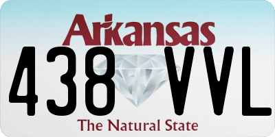 AR license plate 438VVL