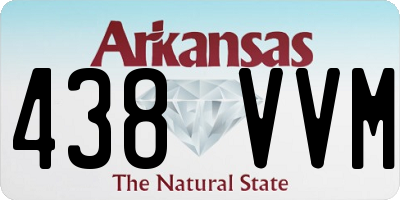AR license plate 438VVM