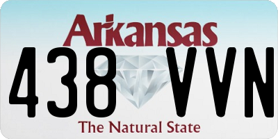 AR license plate 438VVN