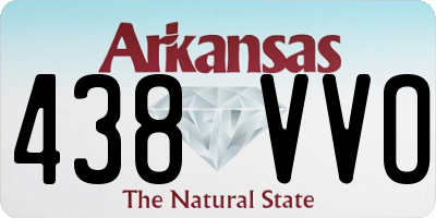 AR license plate 438VVO