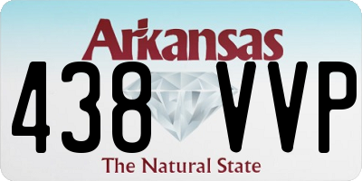 AR license plate 438VVP