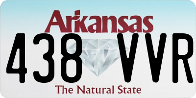 AR license plate 438VVR