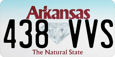 AR license plate 438VVS
