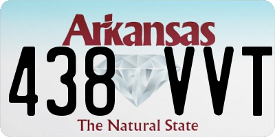 AR license plate 438VVT