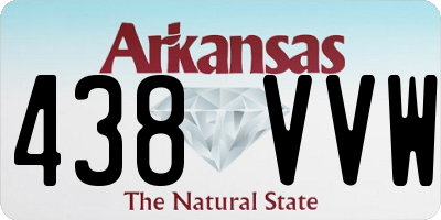AR license plate 438VVW