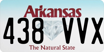 AR license plate 438VVX