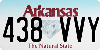 AR license plate 438VVY