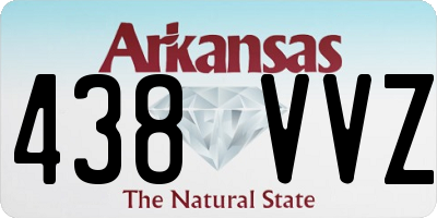 AR license plate 438VVZ
