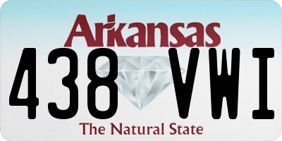 AR license plate 438VWI