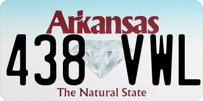 AR license plate 438VWL