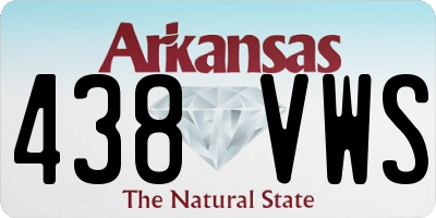AR license plate 438VWS