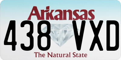 AR license plate 438VXD
