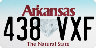 AR license plate 438VXF