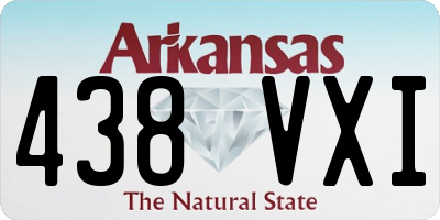 AR license plate 438VXI