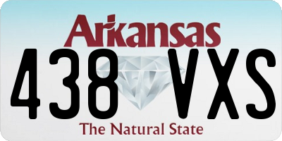 AR license plate 438VXS