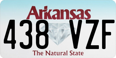 AR license plate 438VZF