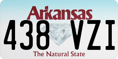 AR license plate 438VZI