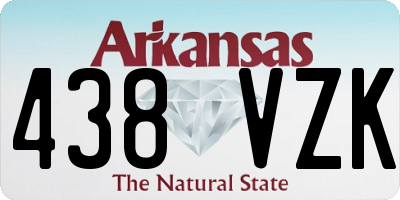 AR license plate 438VZK