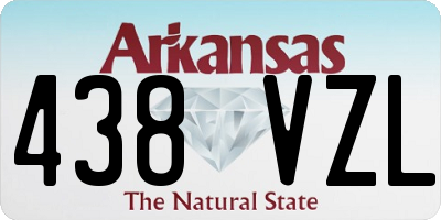 AR license plate 438VZL