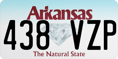 AR license plate 438VZP