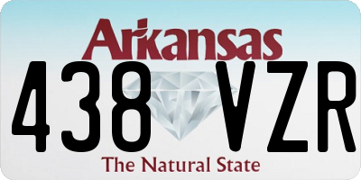 AR license plate 438VZR