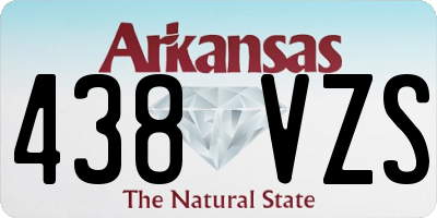 AR license plate 438VZS