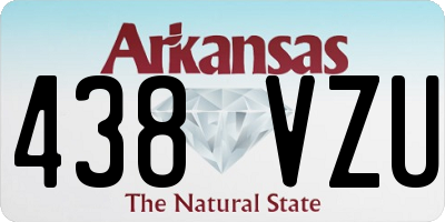 AR license plate 438VZU