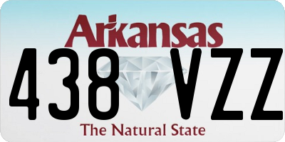 AR license plate 438VZZ