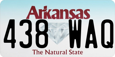 AR license plate 438WAQ
