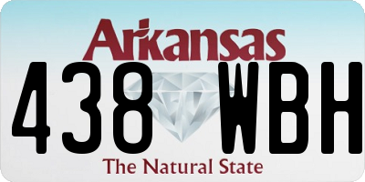 AR license plate 438WBH