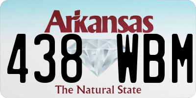 AR license plate 438WBM