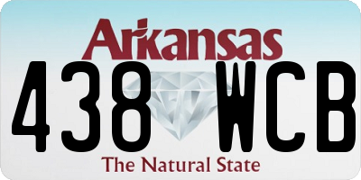 AR license plate 438WCB