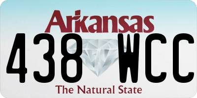 AR license plate 438WCC