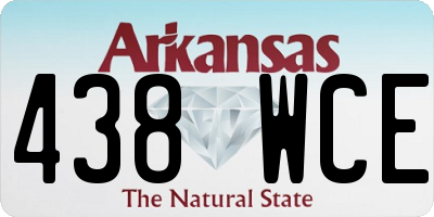 AR license plate 438WCE